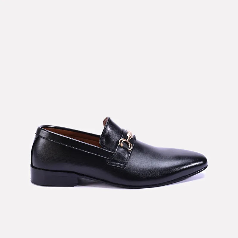 westminster mens black horsebit formal loafers