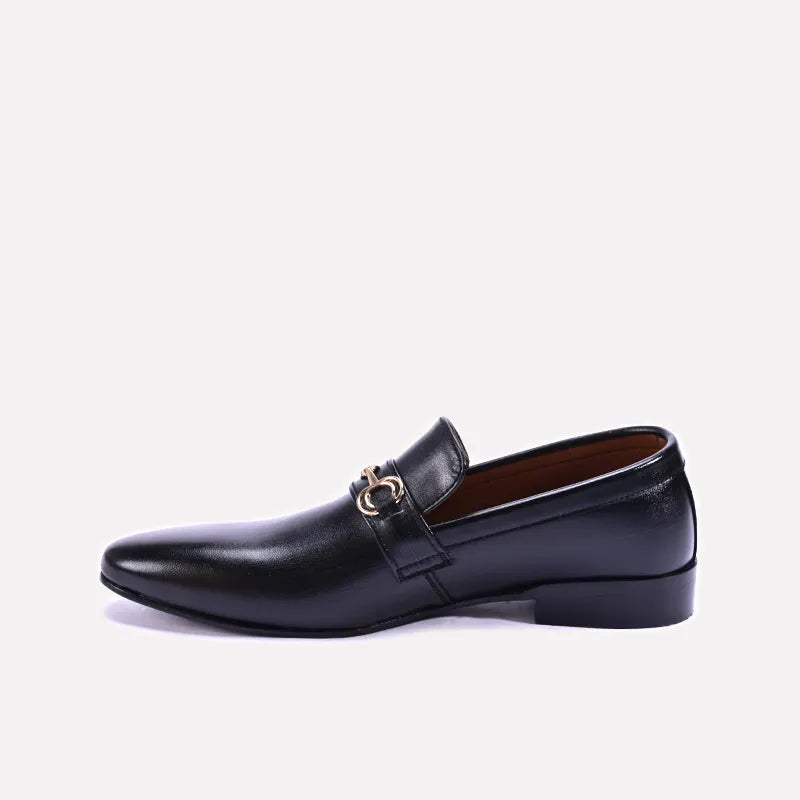 westminster black horsebit formal loafers for men