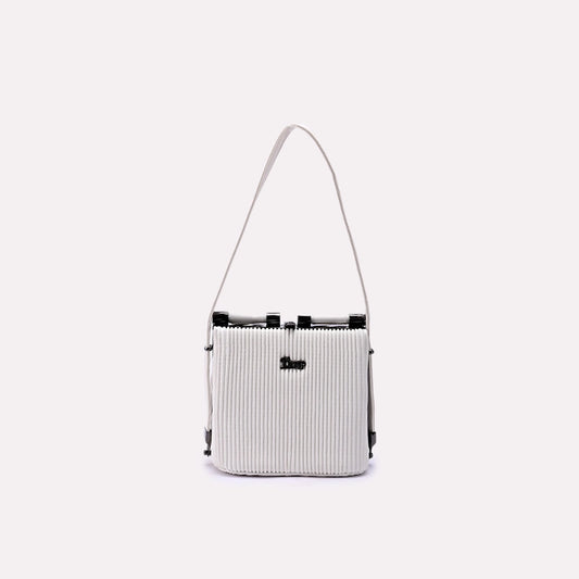 White Casual Hand Bags