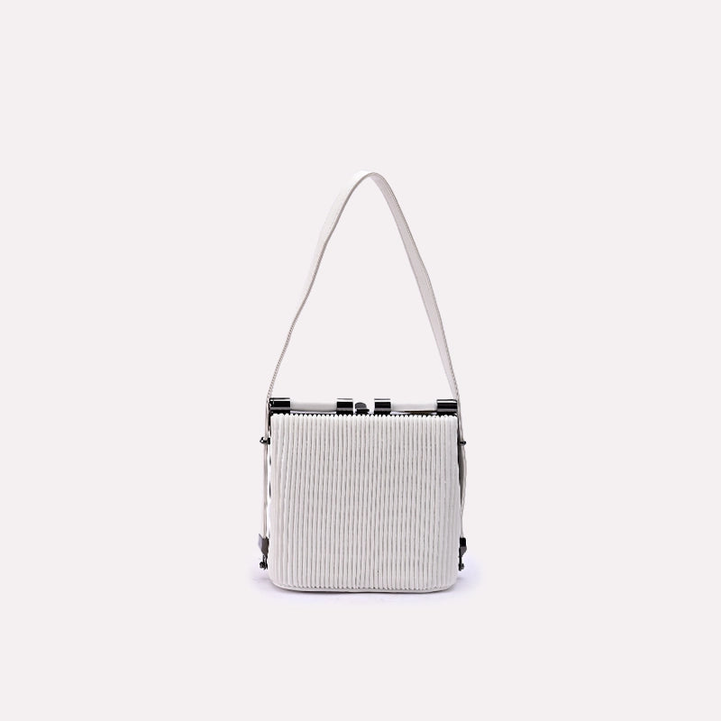 White Casual Hand Bags for Women