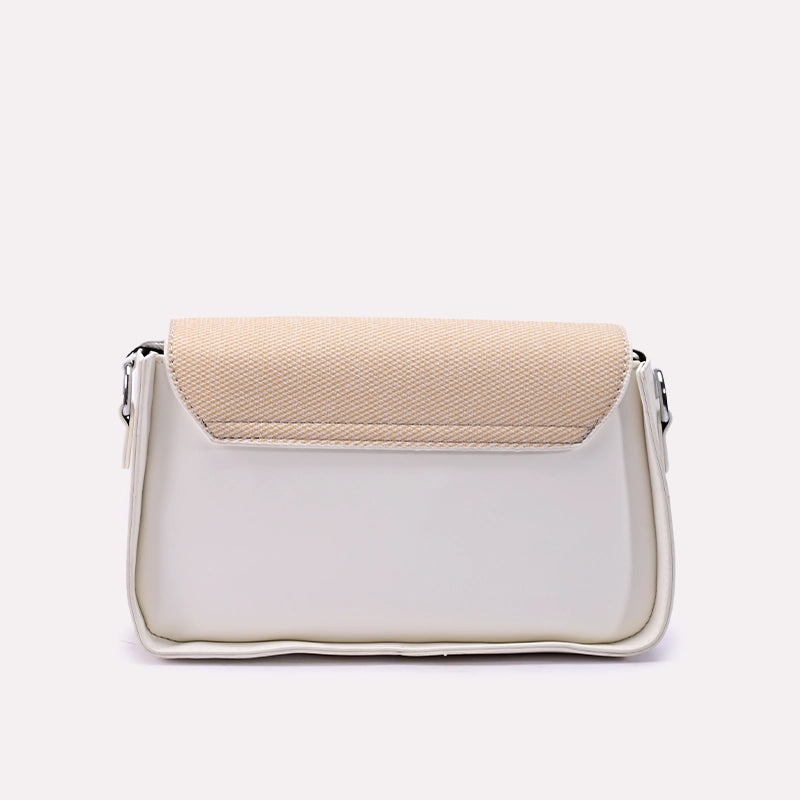 White Casual Hand Bags 0321983