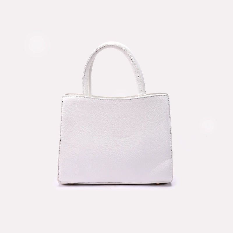 White Casual Shoulder Bags for Women