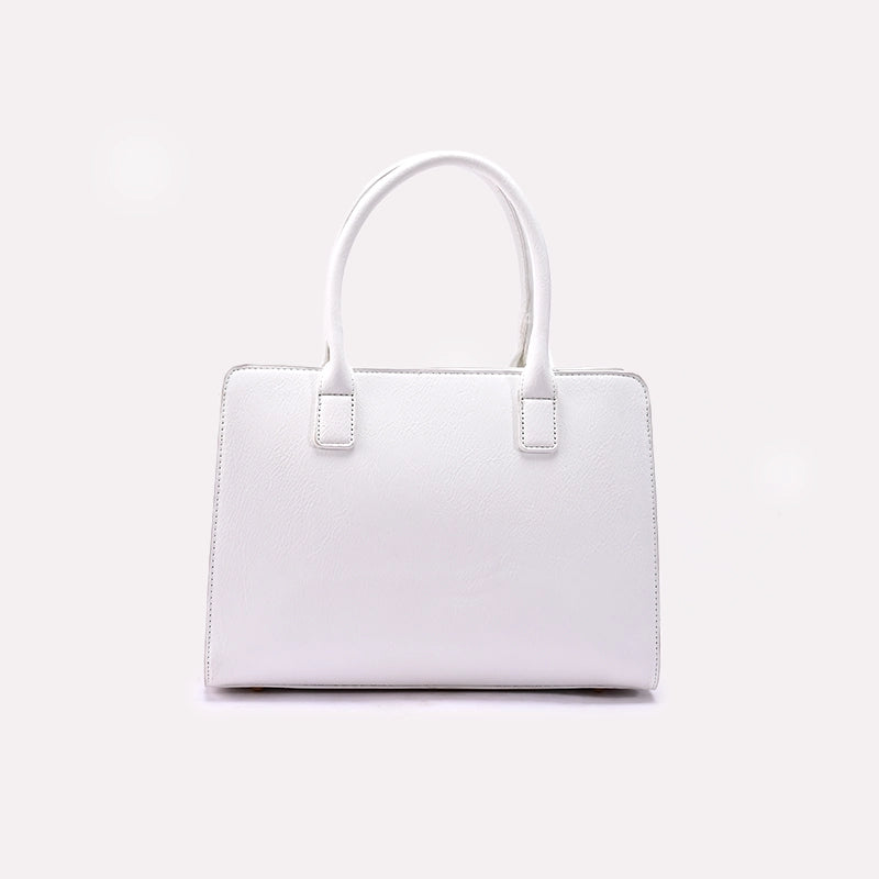 White Casual Shoulder Bags for Women