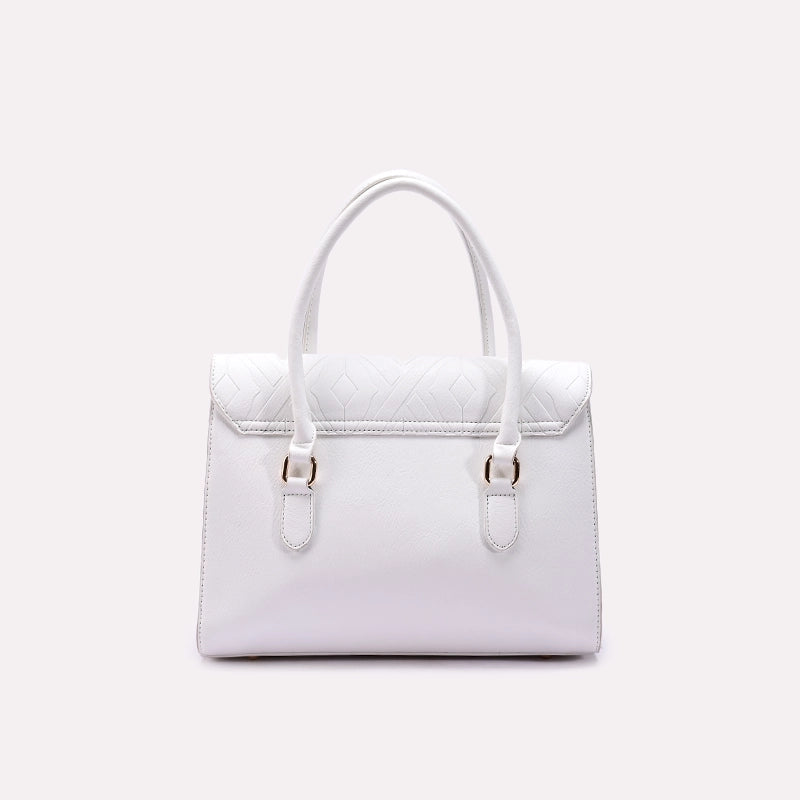 White Casual Shoulder Bags for Women