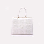 White Casual Shoulder Bag