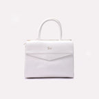 White Casual Shoulder Bag