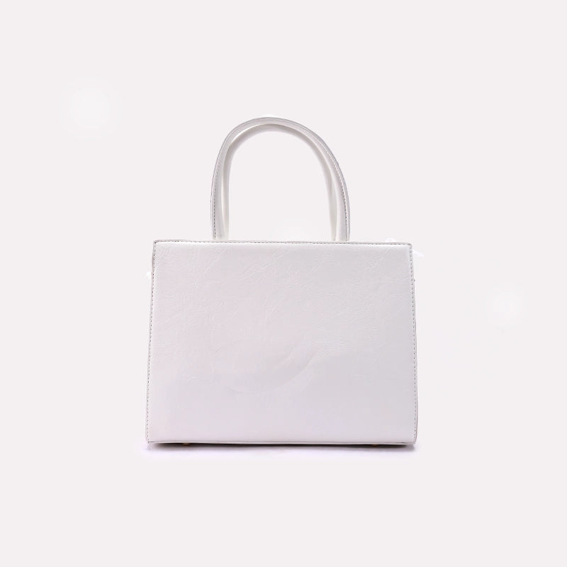 Womens White Casual Shoulder Bag