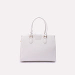 White Casual Shoulder Bag for Women