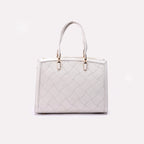 White Casual Shoulder Bag