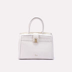 White Casual Shoulder Bag