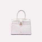 White Casual Shoulder Bag