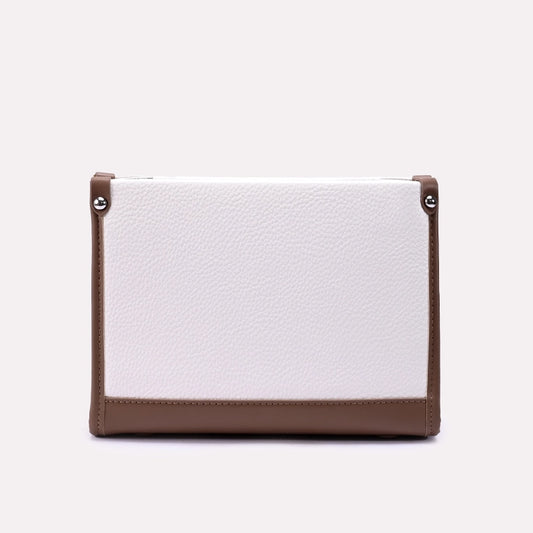 White Casual Shoulder Bags 0331393
