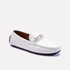 White Chain Loafers For Men 0130950