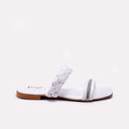 White Fancy Slippers