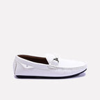 White Modern Loafers For Men 0130954