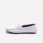 White Modern Loafers For Men 0130954