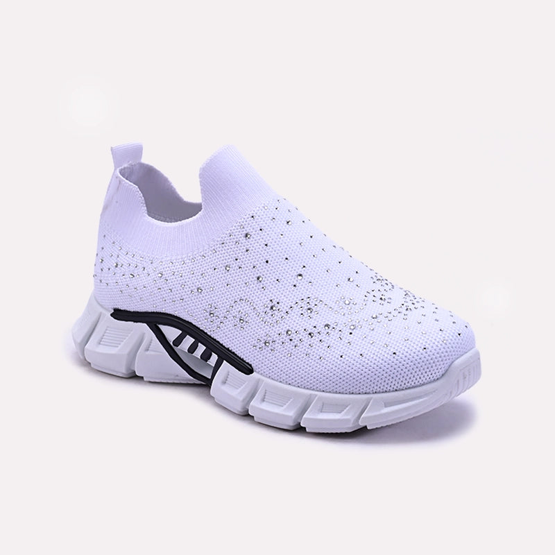White Slip On Sneakers For Women