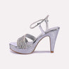 winslet silver glimmering sandals for women