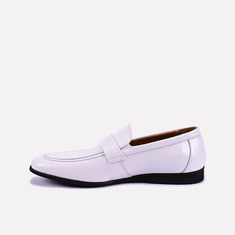 winslow white loafer dress shoes for men
