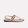 winter women peach fancy sandals