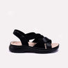Womens Black Casual Sandals