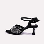 Womens Black Bridal Sandals 0421503