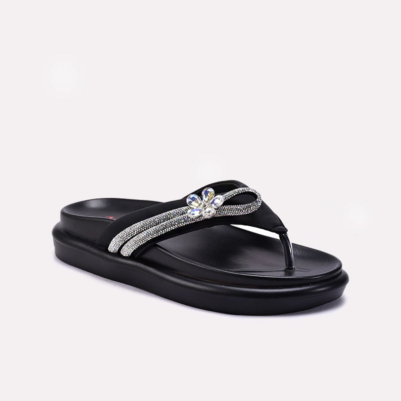 Black Comfy Flip Flops