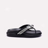 Womens Black Comfy Flip Flops