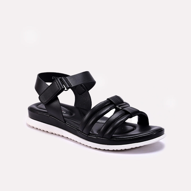 Black Comfy Sandals
