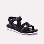 Black Comfy Sandals