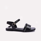 Womens Black Fancy Sandals