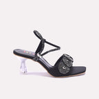 Womens Black Fancy Sandals 0421439