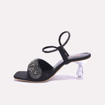 Womens Black Fancy Sandals 0421439