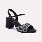 Black Fancy Sandals