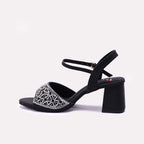 Black Fancy Sandals for Women