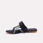 Womens Black Fancy Slippers 0411978