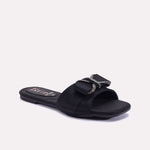 Womens Black Fancy Slippers 0412987