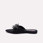 Womens Black Fancy Slippers 0413030