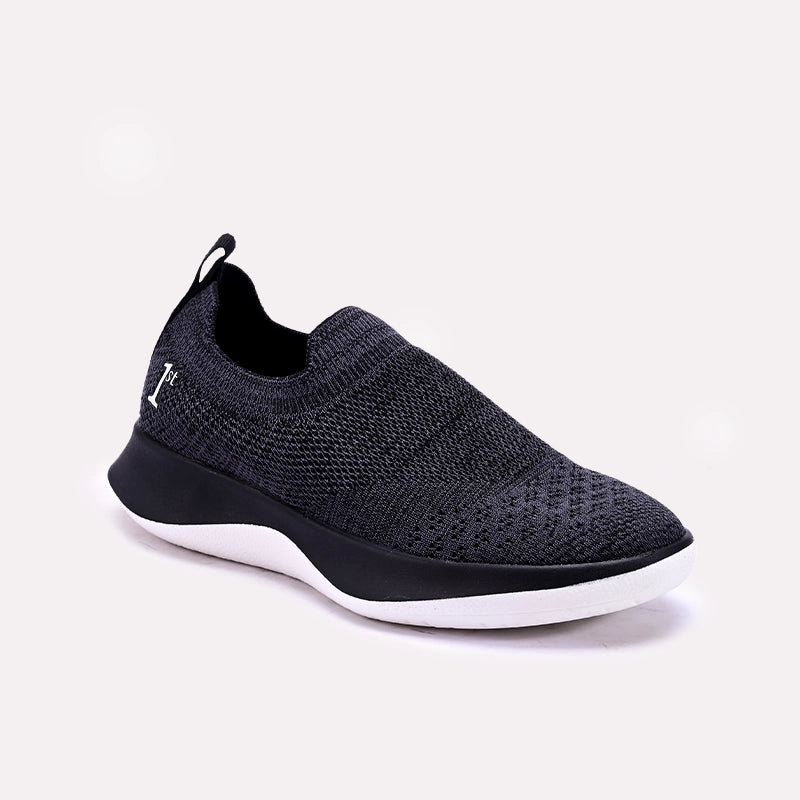 Black Slip on Sneakers