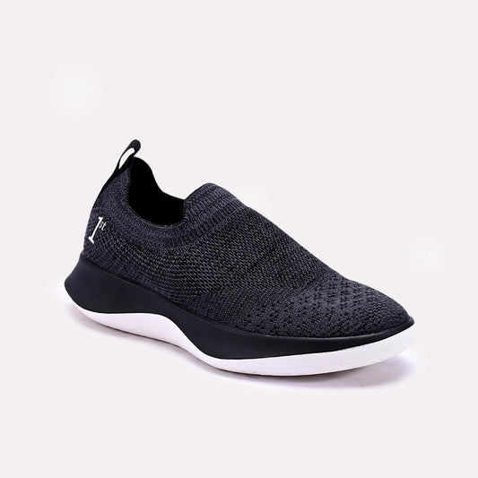 Black Slip on Sneakers