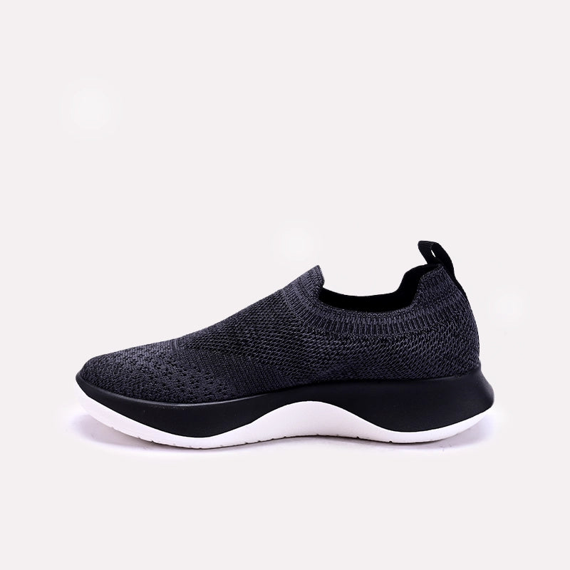 Black Slip on Sneakers for Women