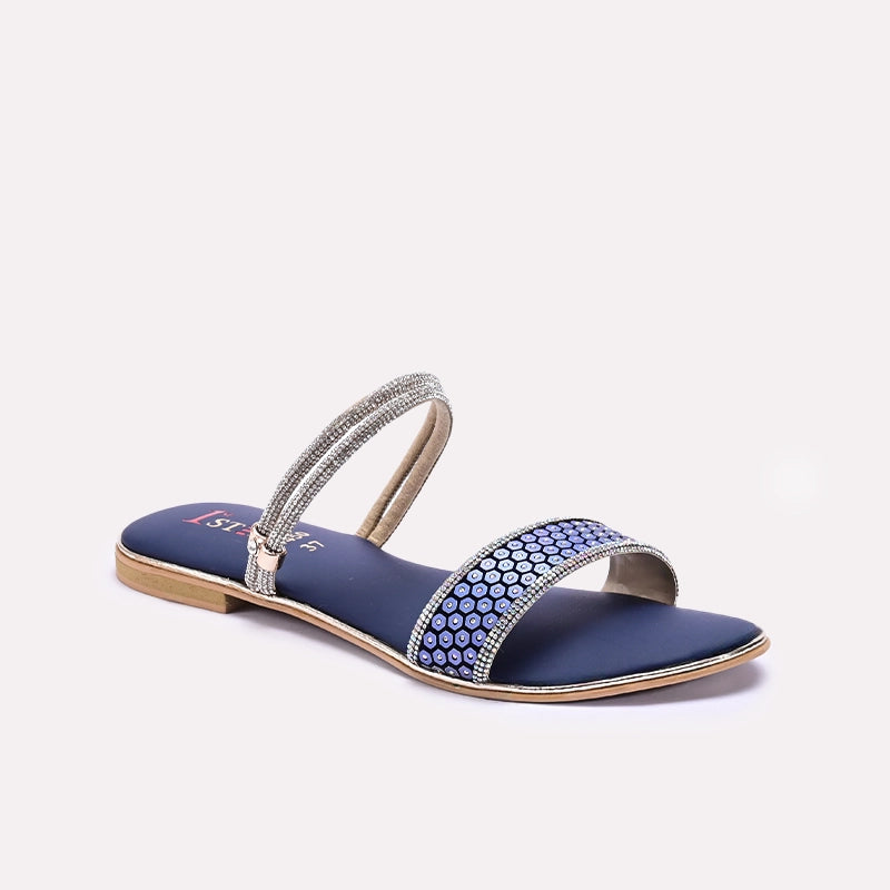 womens_blue_fancy_flat_slippers_0411450_1.webp