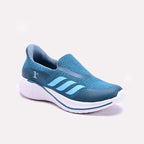 Blue Slip on Sneakers