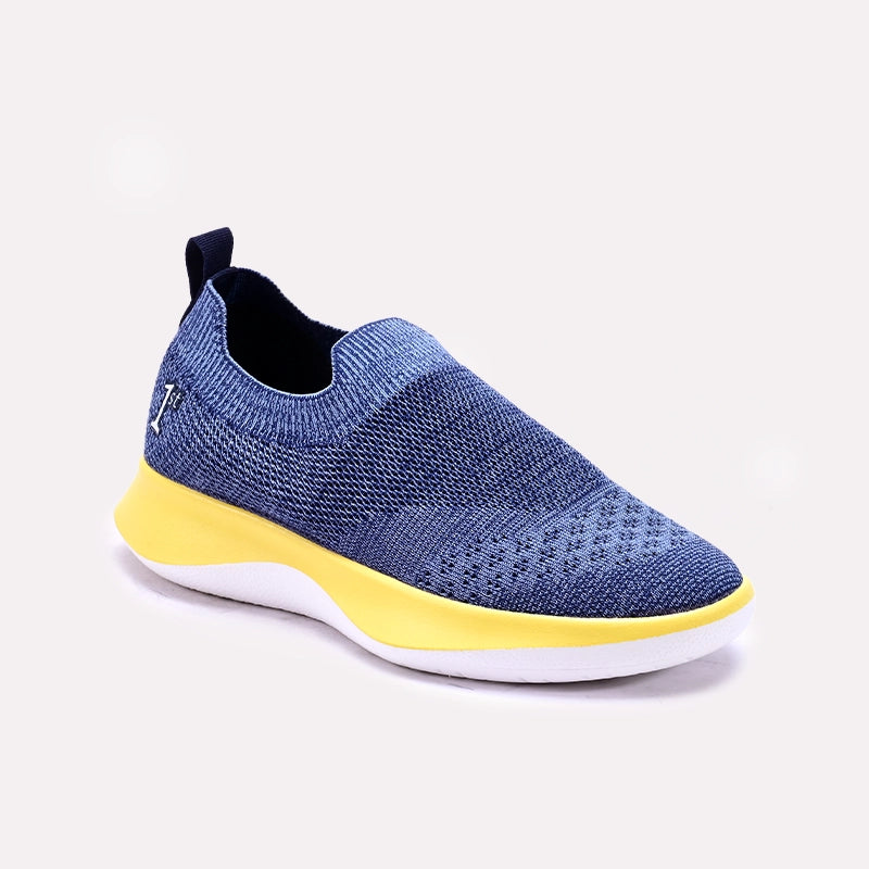Blue Slip on Sneakers