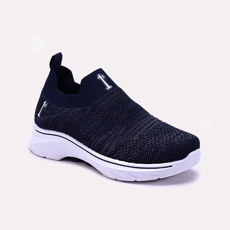 Blue Slip on Sneakers