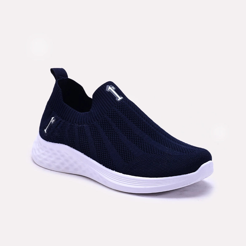 Blue Slip on Sneakers