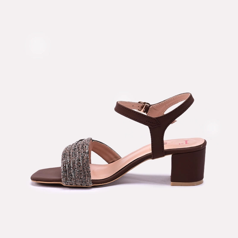 Brown Fancy Sandals for Women