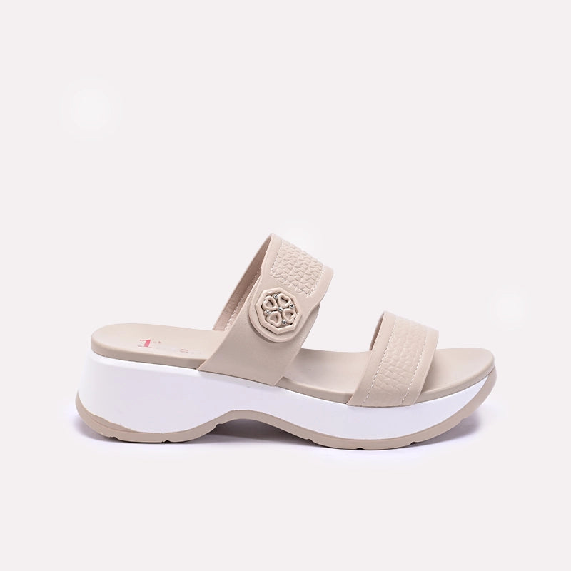 Womens Fawn Chunky Casual Slippers 0413320