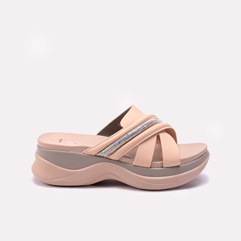 Womens Fawn Chunky Casual Slippers