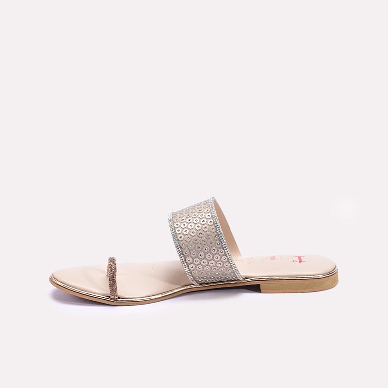 Womens Fawn Fancy Flat Slippers 0411452